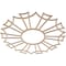 Ekena Millwork Augustus Wood Fretwork Pierced Ceiling Medallion, Alder, 26"OD x 9 1/8"ID x 3/8"T CMWP26X26X0375AUAL - alternate 4